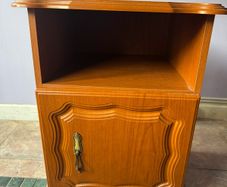 Vintage Bedside Locker Cabinet Teak Effect