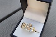 Vintage Gents 9ct Gold Buckle Ring