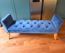 Navy Bed Bench