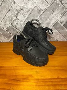 Wrangler Boys Black School Shoes UK3 EUR36