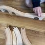Train track wooden bundle Inc locomotive Image 7