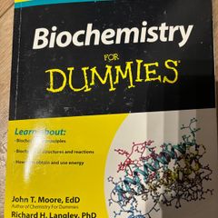 Biochemistry for dummies and demystified books