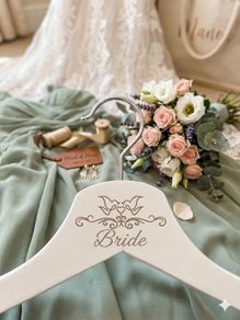 Bride Personalised Engraved Wedding Hanger