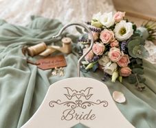 Bride Personalised Engraved Wedding Hanger