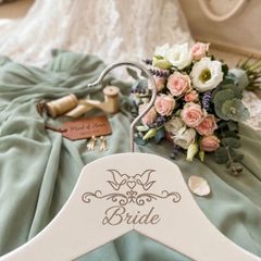 Bride Personalised Engraved Wedding Hanger