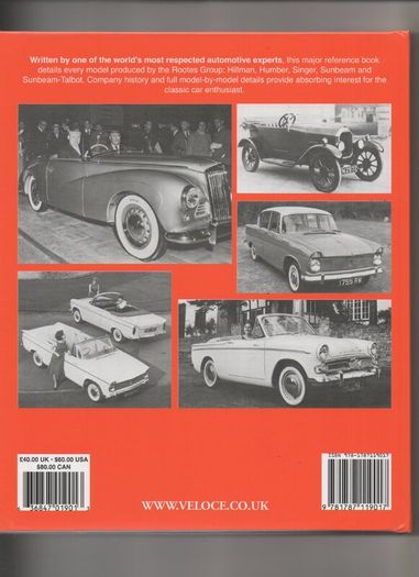 Cars of the Rootes Group by Graham Robson