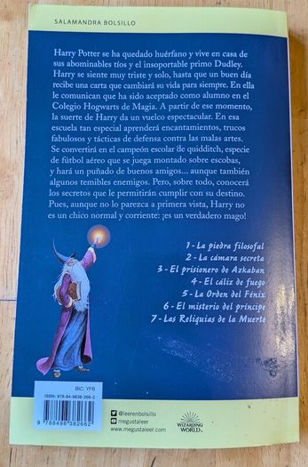 In Spanish - Harry Potter and the Philosopher's Stone