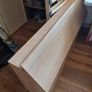 King size bed frame with large storage box. Image 3