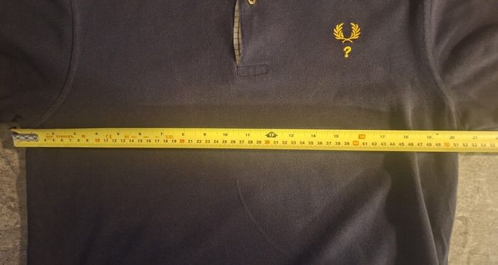 Rare Vintage 2009 Fred Perry x size? Blank Canvas Polo Shirt Mens M Navy