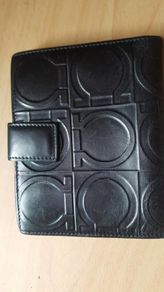 Ferragamo black bi-fold wallet