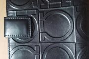 Ferragamo black bi-fold wallet