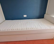Single Bed Frame + Underbed Storage Mattress