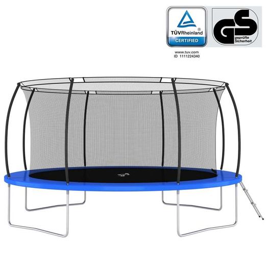 Trampoline Set Round 460x80 cm 150 kg