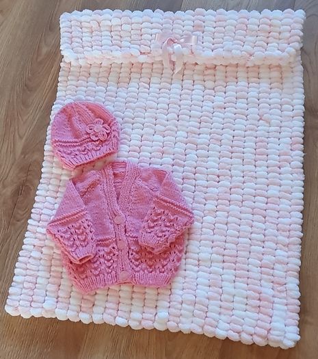 Handknit Baby Cardigans and Blankets