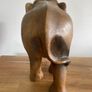 Large Wooden Elephant Image 4