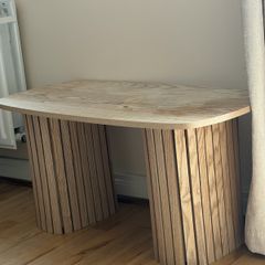 Light oak coffee table