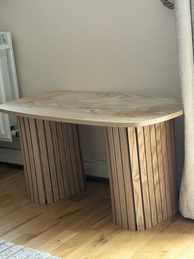 Light oak coffee table