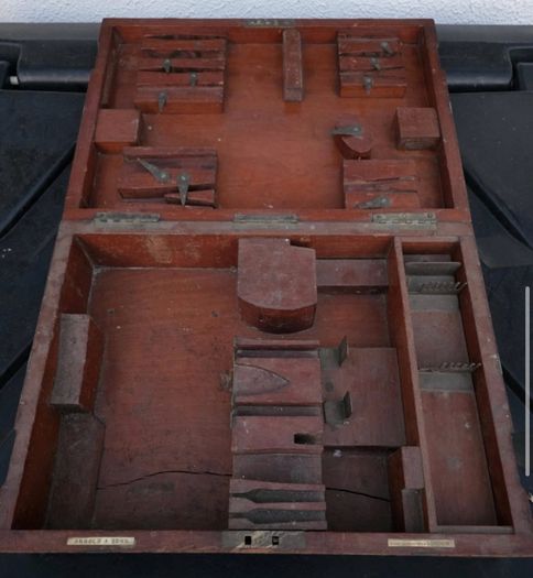 Antique 'Arnold and Sons' Wooden Instrument Box