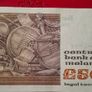 50 Pound 1982 Irish Carolan Banknote Image 2