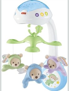 Baby cot mobile by Fisher-price
