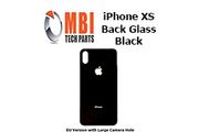 iPhone XS Replacement Back Glass Door Cover with Adhesive Black