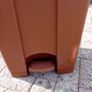 Brown Rubbermaid bin with step on pedal Image 4