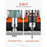 agnetic Drill, 1550W Motor 50 mm Coring Diameter, 13000 N Magnetic Force, 0-550 RPM Variable Speed, Portable Electric Mag Drill Press Drilling Machine for Metal Surface, Home Improvement Image 3