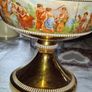 Beautiful Old Large Italian Porcelain Bowl Hand made in Italy Florentine, Very rare to get in this condition, no chips or cracks, Postage Available or Collection Image 2