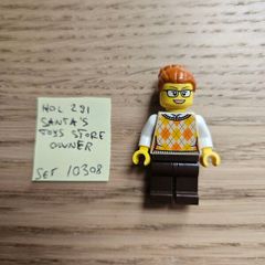 lego hol291 santa's toys owner, set 10308