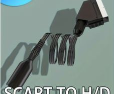 SCART to Converter HDTV Adapter - 1080P HD Video & Audio Converter for VHS, TV, DVD, PC, PS4, TV, Monitor, new, unopened.