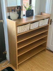 Shoe storage shelve unit large