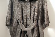 PEPE London Wool Blend Cape Coat Cardigan Size S!