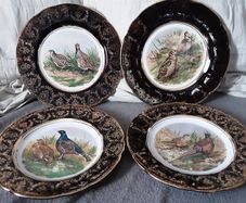 Arklow pottery bird plates