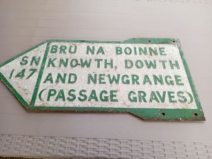 vintage road sign