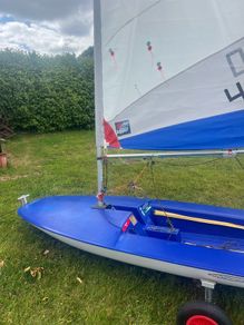 Topper sailing Dinghy