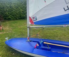 Topper sailing Dinghy