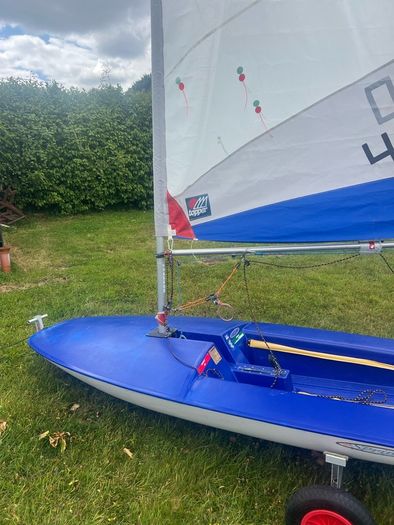 Topper sailing Dinghy