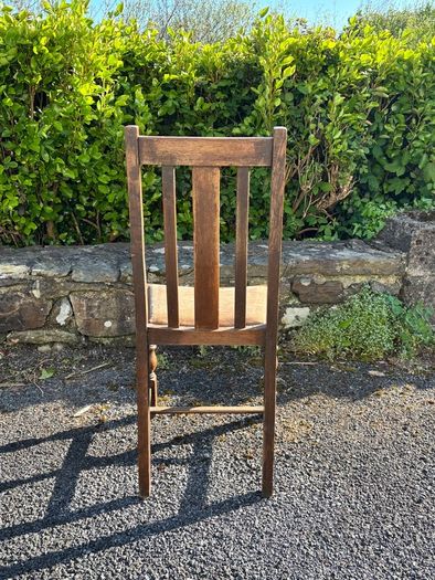 vintage solid wood chairs