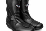 Genuine Leather Motorbike Riding Boots | Waterproof Motorcycle Boots for Men | Protective Biker Boots
