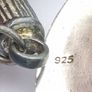 Vintage 925 Sterling Silver Large Brutalist Necklace Image 5