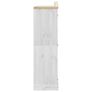 Wardrobe White 194x52x186 cm Image 5