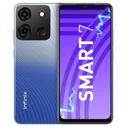 Infinix Smart 7 HD , 64GB, 4GB RAM, Blue, Dual Sim Unlocked