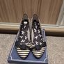 Ruby Shoo black stripe - uk 8 eu 41 Image 2