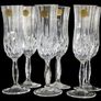 6 x Vintage Royal Doulton Crystal Champagne Flutes Image 10
