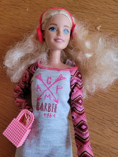 Older Barbie with clothes