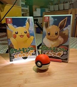 Pokemon Lets Go Poke Ball Plus Bundle Eevee Pikachu