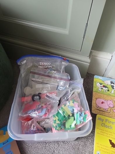Selection of childrens toys and jigsaws