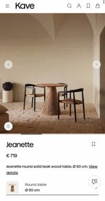 round solid table