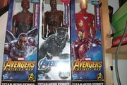 Marvel Avengers Titan Hero Series Falcon Black Panther Iron Man -all New-collection swords