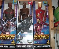 Marvel Avengers Titan Hero Series Falcon Black Panther Iron Man -all New-collection swords